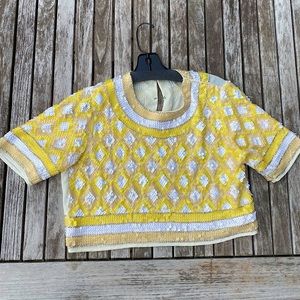 Endless Rose Disco Diva Sequin Crop